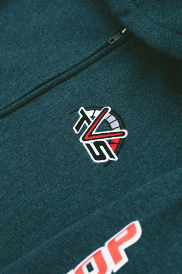 The Vic Shop hoodie detail